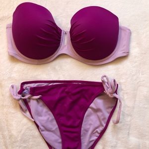 Bright Pink VS Bikini 36DD & Medium Bottoms